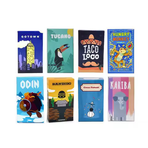 Hot Board Game - KARIBA Game | Odin | TUCANO | Hungry Monkey | Taco Loco | GoTown | Bandido Portable