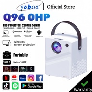 Q96 OHP Portable Projector 2.4G& 5G Dual WiFi/ Bluetooth function support Video Display/ Bluetooth f