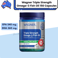 น้ำมันปลา Wagner Triple Strength Omega-3 Fish Oil 150 Capsules