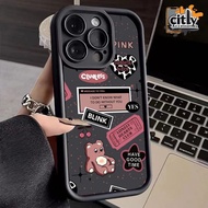 XX08 Case Casing hp Bear Pink For Infinix GT 20 PRO SMART 5 SMART 6 SMART 7 SMART 8 9 HOT 50i 50 4G 