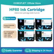 Original HP 80 Ink Cartridge 350ML HP80 For HP DesignJet 1000 1000plus 1050 1050c 1055 1055cm Ink Ta