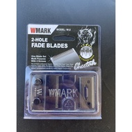WMARK Replacement Blades for Cordless Clippers - Ceramic Taper & Stainless Steel Fade Blades