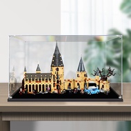 Transparent Acrylic Display Box For Lego 75953+75954 Harry Potter Hogwarts Gate and Beating Willow D