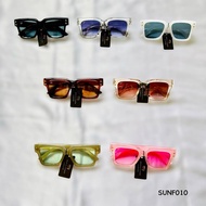 Fashion Sun Shades Sunglasses for Adults with Free Pouch Available in 7 Colors SUNF010