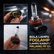 CAHAYA H11 12V 55 WATT YELLOW LIGHT BULB + SOCKET – FOGLAMP FOG LAMP/ AVANZA XENIA RUSH TERIOS