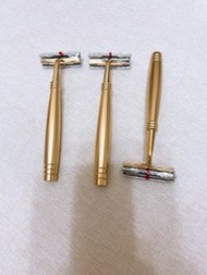 💛 金色剃須刀鬚刨 🪒 鬍鬚剃刀 Shiny Gold Golden Beard Razor  ✨