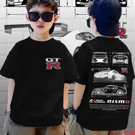 พร้อมส่ง เสื้อยืดเด็กGTR NISMO พิมพ์ลาย ผ้า ใส่ได้ ทั้ง ชาย ใส่สบาย ไม่หด ไม่ย้ 90-150CM CHIL