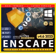 Enscape 4.6 Premium & Asset Libraries for Revit 2026 & SketchUp 2025 🔥 Modded for more stable Render