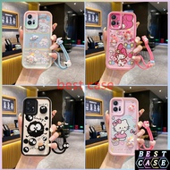 Casing Vivo Y75 5G Casing Vivo Y55 5G Casing Vivo Y30 5G Casing Cinnamoroll And ‌Hello Kitty Cartoon