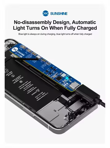 SUNSHINE SS-903 SE Removal-Free Battery Charging Activation Board For iPhone 8-16 Pro Max Battery Ci