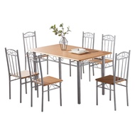 RAREITEM 【ส่งจากไทย】ชุดโต๊ะอาหารนอร์ดิก ชุดโต๊ะอาหาร ชุดโต๊ะรับประทานอาหาร โต๊ะทานข้าว เซ็ตโต๊ะกินข้