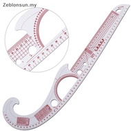 # Zeblonsun # Multi-function Plastic French Curve Sewing Ruler Easy Curve Ruler for Knitters .