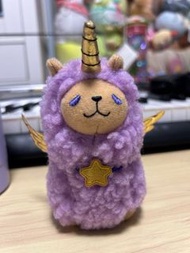 正版全新 只拆袋及盒睇款 Taro 紫色Fuwafuwa unicorn alpaca 獨角獸獨角馬羊駝盲盒