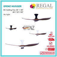 [Free remote] Efenz Hugger DC Ceiling Fan No Light - Regal Lighting