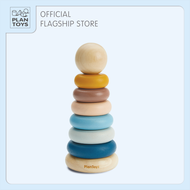 PlanToys ของเล่นไม้ Stacking Ring-Orchard วงแหวนเรียงซ้อน-สีออร์ชาร์ด เสริมพัฒนาการ เด็กอายุ 12 เดือ