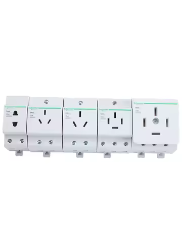 Schneider Electric EA9XN316 EA9XN310 EA9XN416 PC Socket 3P 4P Rating 10A 16A 250V Din Rail Mounted
