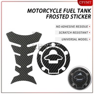Fit For YZF R3 R15 R25 R125 MT03 25 M-slaz150 Motorcycle Tank Pads Protector Gas Cap Frosted Sticker