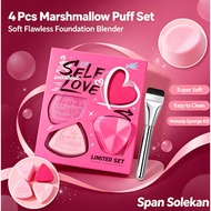 4Pcs/Set Makeup Sponge Air Cushion Marshmallow Puff, Super Soft Flawless Foundation Blender Sponge S