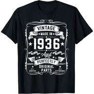 Men's cotton T-shirt Vintage 1936 89 Years Old Gifts for Men 89yr 89th Birthday T-Shirt