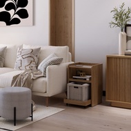 SB Design Square SB FURNITURE ตู้ข้างเตียง ขนาด 40 ซม รุ่น VALLEY สีไม้อ่อน (40x39.5x60 ซม.)