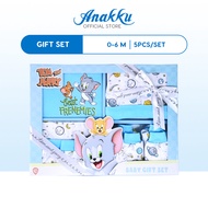 Anakku Newborn Baby Boy Tom &amp; Jerry Gift Set [5pcs/set] [0-6 Months] 720264-1-TJ