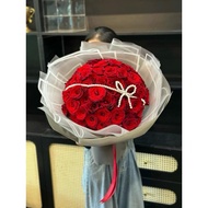 RED ROSE BOUQUET 50b