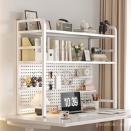 Display Shelf Bookshelf Hole Desk Shelf Shelf Desk Desk Desktop Decoration Work Seat Two-Layer Compu