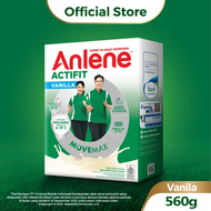 Anlene Actifit 3X Susu Bubuk Dewasa Vanila 560gr - Nutrisi Tinggi Kalsium Untuk Tulang Sendi dan Oto