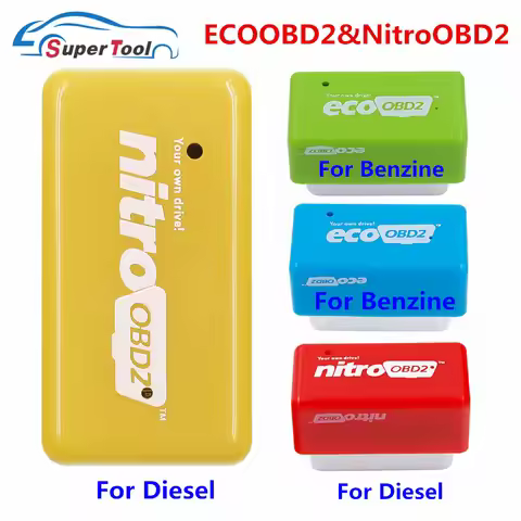 15% Fuel Saver Nitro ECO OBD2 Performance Chip Tuning Box More Power Torque Nitro OBD 2 ECOOBD2 Benz