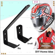 Y&Y Eco Wall Mount J Holder / Helmet Hanger / Key Hook J Hook / Wall Door Hook / Wall Hanger / J Pen