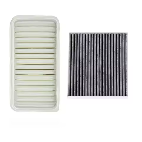 Cabin Filter Air Filter Set For Toyota Avensis T25 1.8L 2.0L 2.4L 2003-2009 Model OEM 17801-0D010 88