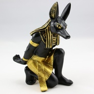 [Niu Niu Orange Shop] Egyptian Totem Anubis Grave Patronus Fair Scale Artwork Red Wine Rack White Ho