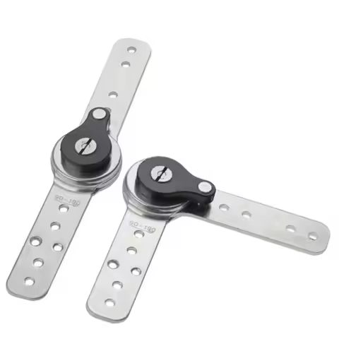 1Pair(2pcs)/Lot Furniture Adjustable Angle Adjuster Mechanism Hinge Hardware Sofa Headrest Hinge Bed