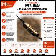 Wellhike Lightweight Camping Atmosphere Reading Lighting Tactical Wind Rope Light Lampu Tali Khemah 