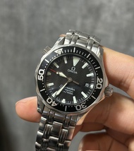 ✅入門抵玩 黑面 ✅ Omega Seamaster 300  石英機芯36mm歐米茄復古款✅實體交收🏠保證原裝正貨✅