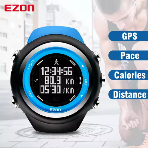 Best Selling EZON T031 GPS Running Sports Watch Sport Outdoor Waterproof Digital Watch Speed Distanc