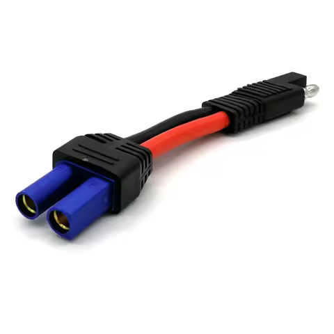 DIY EC5 Female Plug / Male Plug Connector To SAE Power Automotive Adapter Cable Wire