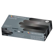 MEDIHAND 美恆 NBR手套 微粒止滑 厚款手套  XS  黑色  1盒