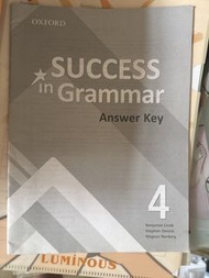 牛津 Success in Grammar 4 答案
