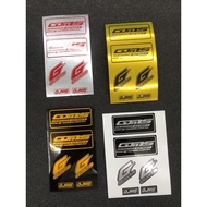 G GJMS Front Fork Sticker For Zhijie Industrial FS-X TCD 2000 PRO FF2+GP6 GP5