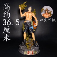 One Piece GK Fantasy 3rd Anniversary Ace Flame Figure Model Statue Gift Anime Merchandise Gift