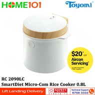 Toyomi SmartDiet Micro-com Rice Cooker 0.8L RC 2090LC