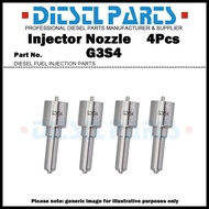 4Pcs Diesel Fuel Injector Nozzle Tips G3S4 for Mitsubishi ASX Evolution 1.8 Di-D 4N13 / Outlander 2.