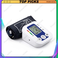 PrimeVista Rechargeable Digital Blood Pressure Monitor Arm Type Meter Original Accurate Large