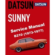 DATSUN 120/130/140Y B210 (1973-1977) SERVICE WORKSHOP MANUAL