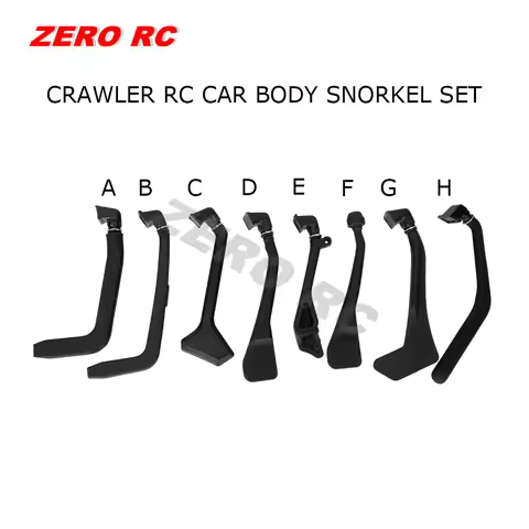RC 1/10 CAR Rubber Safari Snorkel For 1:10 AXIAL SCX10 JEEP Wrangler RC4WD D90 D110 Cherokee Traxxas