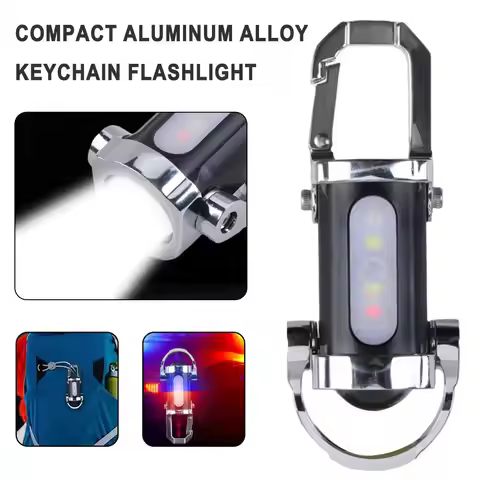 Portable Mini Torch Flashlight Keychain Chain Flashlight Keychain Power In Bank & & 3 1 Flashlight M