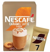 雀巢咖啡 - 金裝焦糖拿鐵 Caramel Latte 即溶咖啡 7袋裝 (平行進口) (新包裝)此日期前最佳:2026年11月