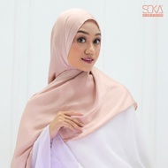 SOKA - Hijab Pashmina Shimmer Silk Shwarna Latte Premium - Fashion Muslim