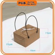 Wholesale 10 Boxes - MS Q3 - kraft paper boxes for gifts - food - 6 jars of steamed bird's nest - fr